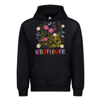 Black wildflower malias Urban Hoodie - MaliasSmallBusiness