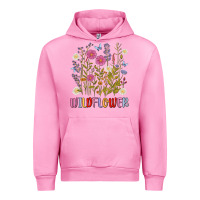 Fuchsia Pink wildflower malias Urban Hoodie - MaliasSmallBusiness