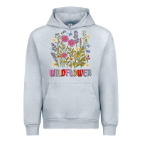 Heather Grey wildflower malias Urban Hoodie - MaliasSmallBusiness