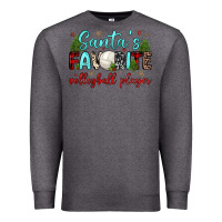 Charcoal Heather santa s favorite volleyball player Premium Sweatshirt - JahusDesignShop