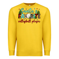 Lemon santa s favorite volleyball player Premium Sweatshirt - JahusDesignShop