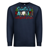 Navy santa s favorite volleyball player Premium Sweatshirt - JahusDesignShop