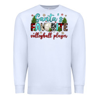 Santa S Favorite Volleyball Player Premium Sweatshirt | Teevron
