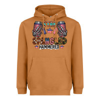 Meerkat star spangled hammered Heavyweight Hoodie - CowhideDigitalArt