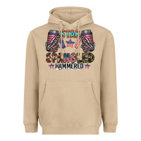 Mushroom star spangled hammered Heavyweight Hoodie - CowhideDigitalArt