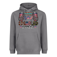 Storm star spangled hammered Heavyweight Hoodie - CowhideDigitalArt