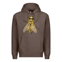 Coffee Bee Premium Hoodie - LillyAllenDesigns