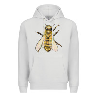 Dove Grey Bee Premium Hoodie - LillyAllenDesigns