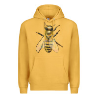 Mustard Bee Premium Hoodie - LillyAllenDesigns