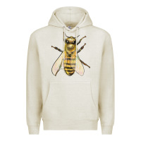 Oatmeal Heather Bee Premium Hoodie - LillyAllenDesigns