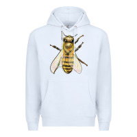 White Bee Premium Hoodie - LillyAllenDesigns