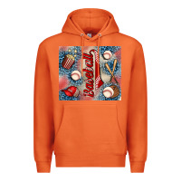Carrot baseball Premium Hoodie - AdoDesignShop