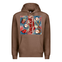 Chestnut baseball Premium Hoodie - AdoDesignShop