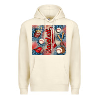 Sandshell baseball Premium Hoodie - AdoDesignShop