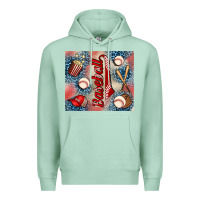 Seafoam baseball Premium Hoodie - AdoDesignShop
