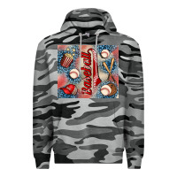 Slate Camo baseball Premium Hoodie - AdoDesignShop