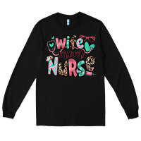 Black wife mom nurse Long Sleeve Tee - RanaPortraitStore