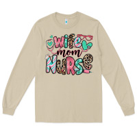 Mushroom wife mom nurse Long Sleeve Tee - RanaPortraitStore
