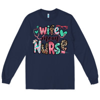 Navy wife mom nurse Long Sleeve Tee - RanaPortraitStore