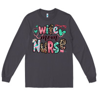 Smoke wife mom nurse Long Sleeve Tee - RanaPortraitStore
