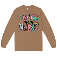 Toasted Coconut wife mom nurse Long Sleeve Tee - RanaPortraitStore