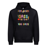 Black i ve been bringing sass to the class for 100 days Urban Hoodie - MaliasSmallBusiness