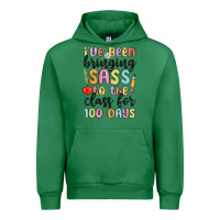 Emerald i ve been bringing sass to the class for 100 days Urban Hoodie - MaliasSmallBusiness