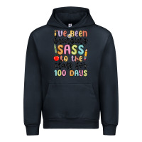 Navy i ve been bringing sass to the class for 100 days Urban Hoodie - MaliasSmallBusiness