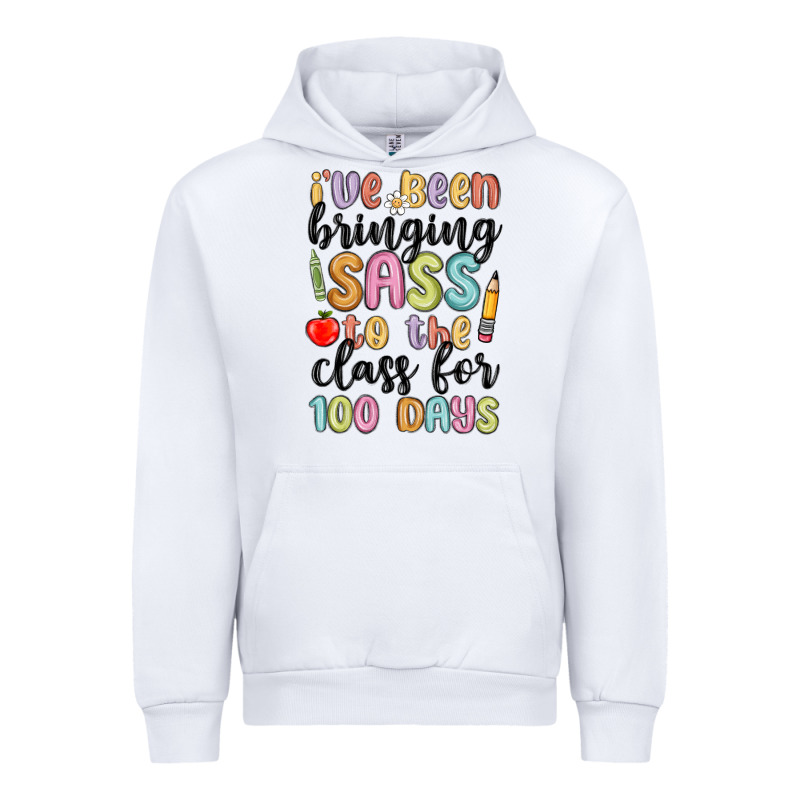 I Ve Been Bringing Sass To The Class For 100 Days Urban Hoodie by MaliasSmallBusiness | Teevron