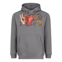 Storm peace love 100 days of school Heavyweight Hoodie - RacoonDesign