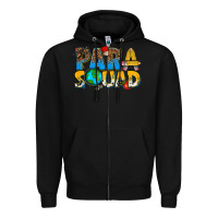 Black para squad Zipper Hoodie - texasbilliewilder