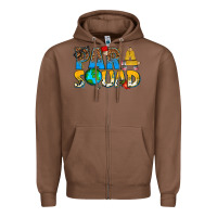 Chestnut para squad Zipper Hoodie - texasbilliewilder
