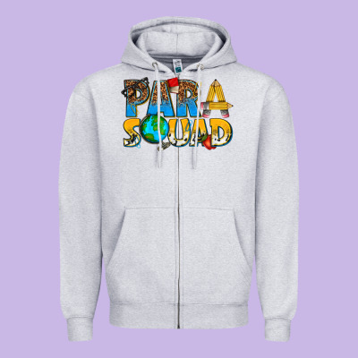 Para Squad Zipper Hoodie Designed By Texasbilliewilder