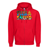Red para squad Zipper Hoodie - texasbilliewilder