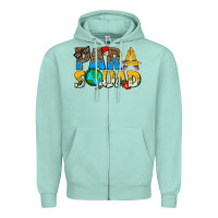 Seafoam para squad Zipper Hoodie - texasbilliewilder