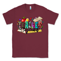 Burgundy teacher squad Classic Tee - Zillion Design Studio