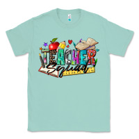 Seafoam teacher squad Classic Tee - Zillion Design Studio