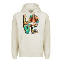 Oatmeal Heather love thanksgiving Premium Hoodie - Jasminsmagicworld
