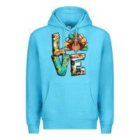 Ocean Blue love thanksgiving Premium Hoodie - Jasminsmagicworld