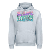 Heather Grey get in loser we're disrupting systems of oppressio Urban Hoodie - MaliasSmallBusiness
