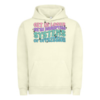 Pigment Pistachio get in loser we're disrupting systems of oppressio Urban Hoodie - MaliasSmallBusiness