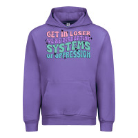 Tulip get in loser we're disrupting systems of oppressio Urban Hoodie - MaliasSmallBusiness