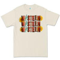 Bone western sunflower Premium Tee - RacoonDesign