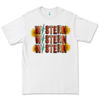 White western sunflower Premium Tee - RacoonDesign
