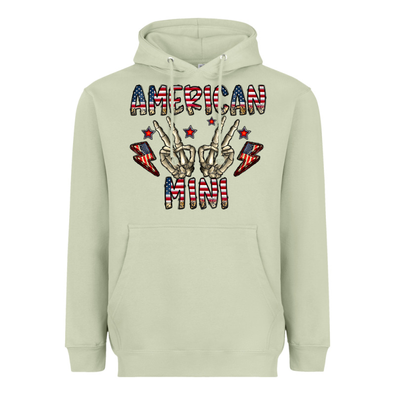American Mini Heavyweight Hoodie by CowhideDigitalArt | Teevron