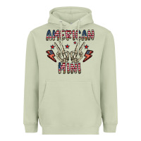 Matcha american mini Heavyweight Hoodie - CowhideDigitalArt