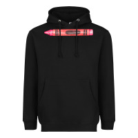 Black pink crayon fa element Heavyweight Hoodie - FaDigitalArtStudio