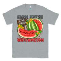 Heather Grey farm fresh watermelon Classic Tee - Zillion Design Studio