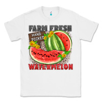 White farm fresh watermelon Classic Tee - Zillion Design Studio