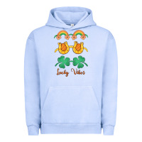 Pigment Grape Ice lucky vibes st. patrick's day Urban Hoodie - MaliasSmallBusiness